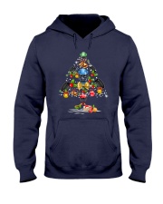 Hockey Christmas Flamingo Hooded Sweatshirt thumbnail