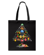 Hockey Christmas Flamingo Tote Bag thumbnail