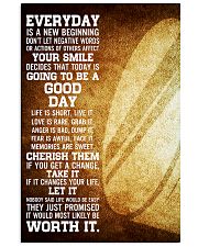 Hockey Everyday Is A New Beginning 11x17 Poster front