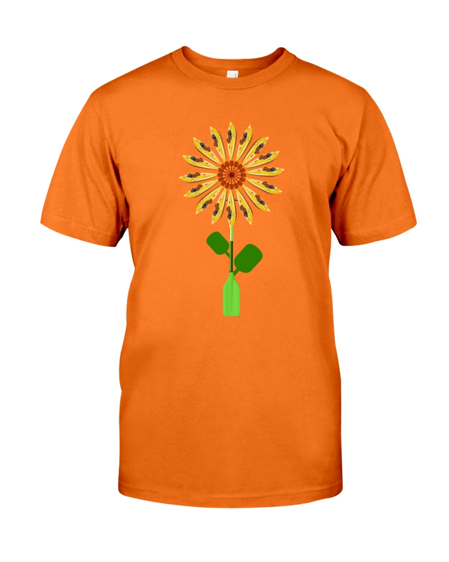 Canoeing Sunflower Classic T-Shirt