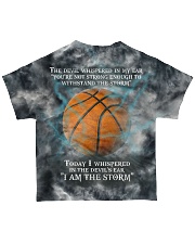 Basketball I Am The Storm All-over T-Shirt back