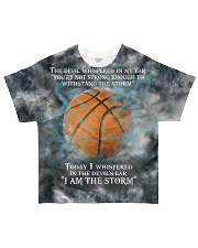 Basketball I Am The Storm All-over T-Shirt front