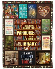 Books I Have Always Imagined Large Fleece Blanket - 60" x 80" front