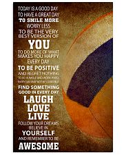 Volleyball Today Is Good Day 11x17 Poster front