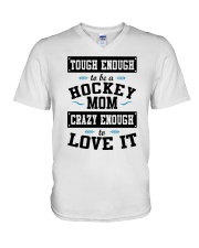 Hockey Mom V-Neck T-Shirt thumbnail
