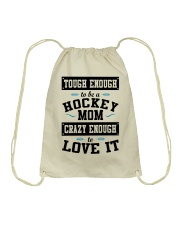 Hockey Mom Drawstring Bag thumbnail