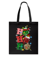 BASKETBALL HO HO HO Tote Bag tile