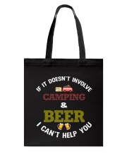 Camping and Beer Tote Bag thumbnail