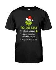 To Do List Watch Baseball Classic T-Shirt thumbnail