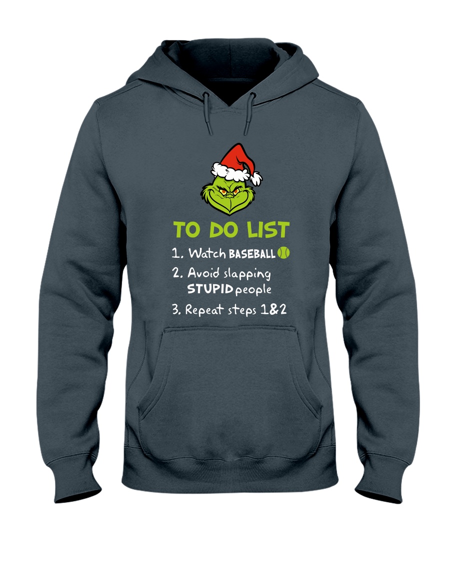 To Do List Watch Baseball Hooded Sweatshirt