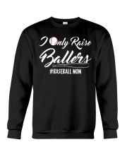Baseball- I only raise ballers Crewneck Sweatshirt thumbnail