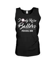 Baseball- I only raise ballers Unisex Tank thumbnail