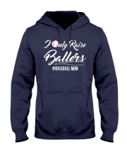 Baseball- I only raise ballers Hooded Sweatshirt thumbnail