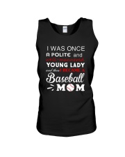 I Was Once A Polite And Baseball Unisex Tank thumbnail