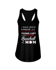 I Was Once A Polite And Baseball Ladies Flowy Tank thumbnail