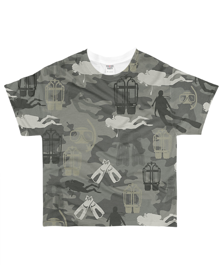 Scuba Diving Camouflage All-over T-Shirt