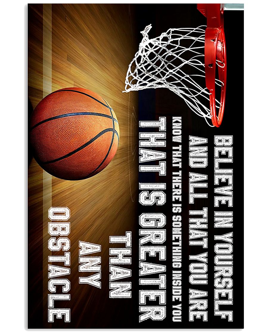Believe In Yourself Basketball 11x17 Poster