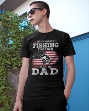 Fishing My Favorite Fishing Partner Classic T-Shirt apparel-classic-tshirt-lifestyle-17