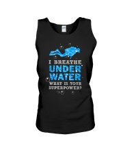 Scuba Diving - I Breathe Under Water Unisex Tank thumbnail