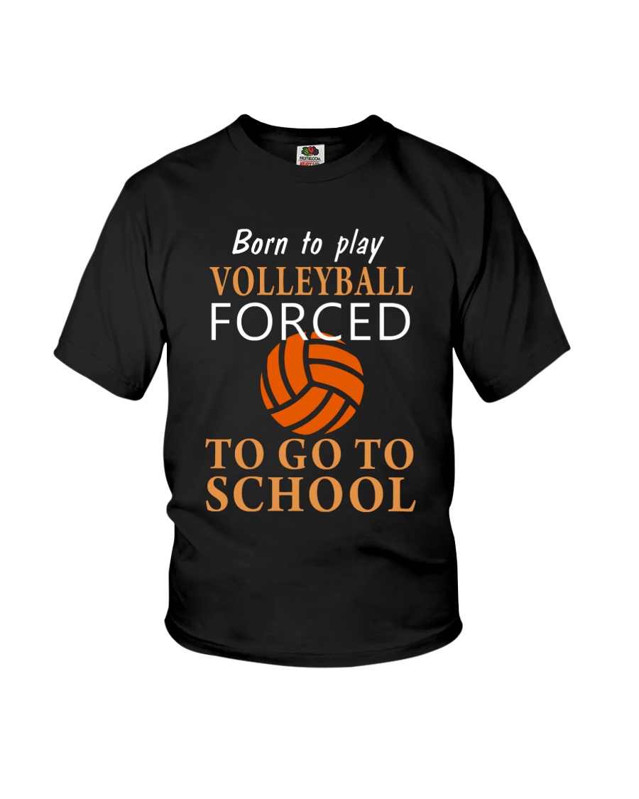 Born To Play By Volleyball Youth T-Shirt