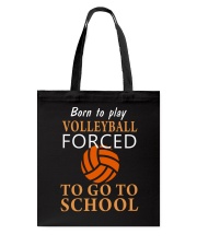 Born To Play By Volleyball Tote Bag thumbnail