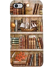 Bookshelf Vintage Bookshelf Phone Case i-phone-7-case