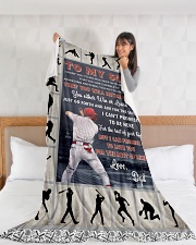 Baseball Funny You Will Never Lose Graphic Design Large Fleece Blanket - 60" x 80" aos-coral-fleece-blanket-60x80-lifestyle-front-11