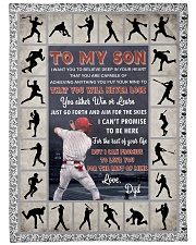 Baseball Funny You Will Never Lose Graphic Design Large Fleece Blanket - 60" x 80" front