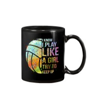 I Know I Play Volleyball Like A Girl Mug thumbnail