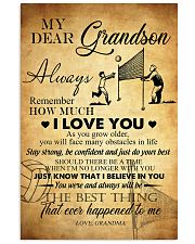 Volleyball Dear My Grandson 24x36 Poster front