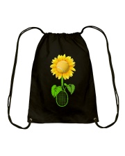 Tennis Sunflower Drawstring Bag thumbnail