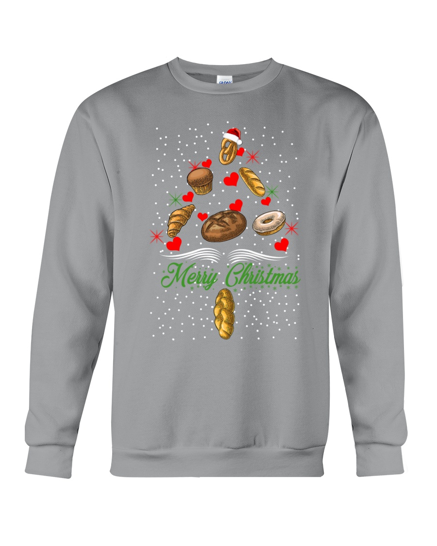 Bakery Tree Christmas Crewneck Sweatshirt