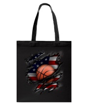 Basketball USA Flag Tote Bag thumbnail