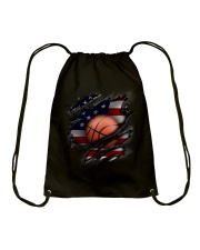 Basketball USA Flag Drawstring Bag thumbnail