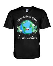 Keep The Earth Clean V-Neck T-Shirt thumbnail