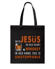WHISKEY - She is unstoppable Tote Bag thumbnail
