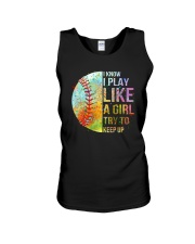 I Know I Play Soft Like A Girl Unisex Tank thumbnail