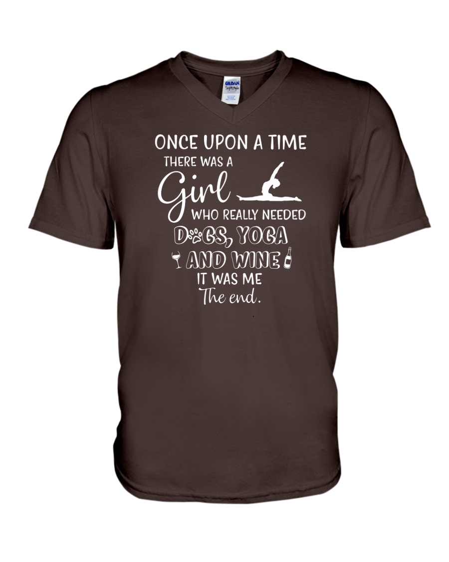 Yoga- One Upon A Time V-Neck T-Shirt