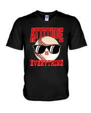 Baseball - Attitude V-Neck T-Shirt thumbnail