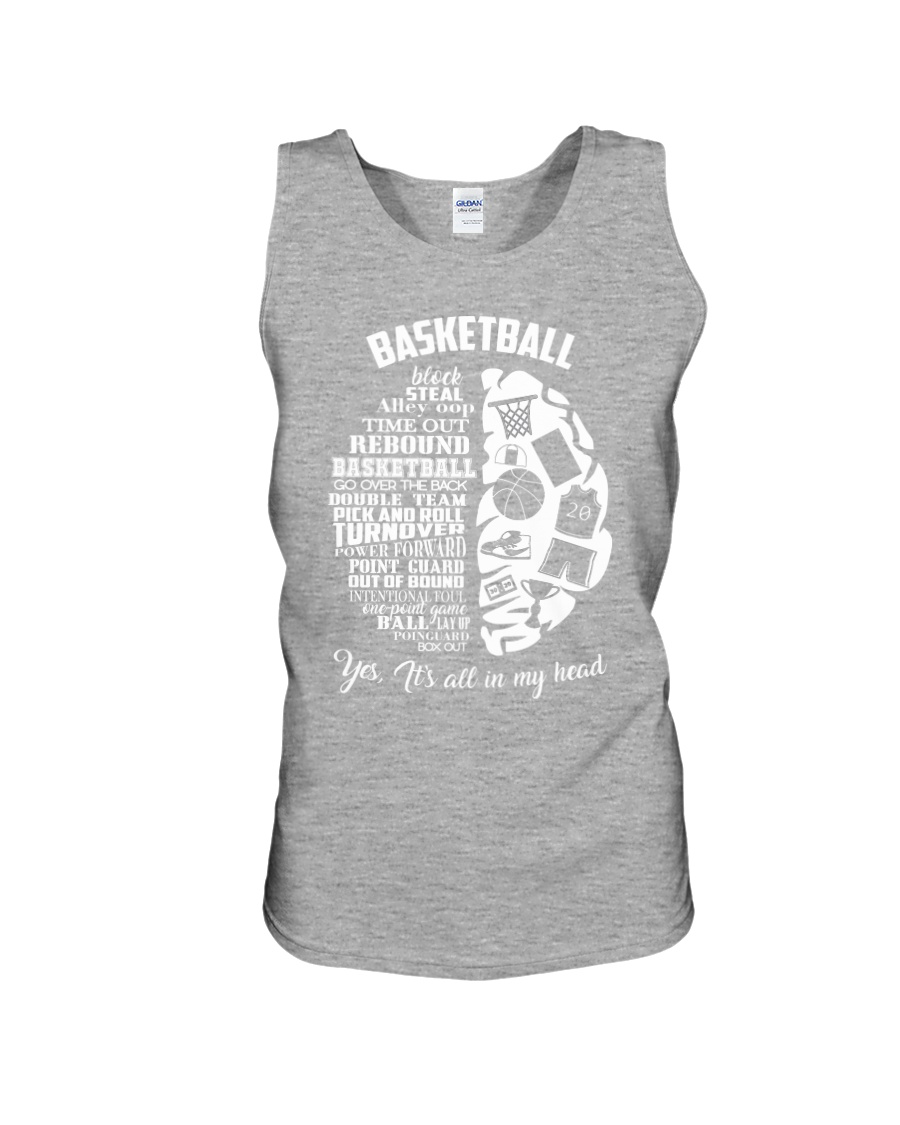 Basketball In My Head Unisex Tank