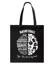 Basketball In My Head Tote Bag thumbnail