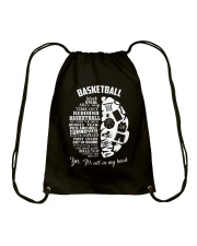 Basketball In My Head Drawstring Bag thumbnail