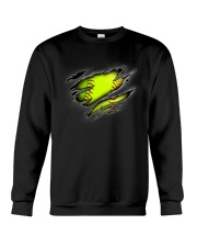 Softball Inside Me Crewneck Sweatshirt thumbnail