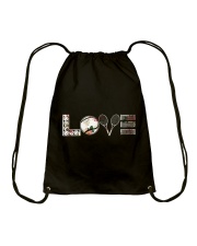 Tennis Love Flower Drawstring Bag thumbnail