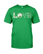 Tennis Love Flower Classic T-Shirt front
