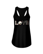 Tennis Love Flower Ladies Flowy Tank thumbnail