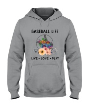 Baseball Life Live Love Play Hooded Sweatshirt thumbnail