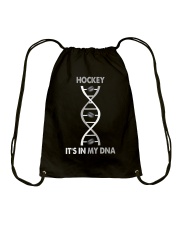 Hockey In My DNA Drawstring Bag thumbnail