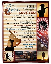 Baseball Funny I Love You Son Graphic Design Small Fleece Blanket - 30" x 40" front