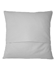 A Woman Loves Baseballs Square Pillowcase back